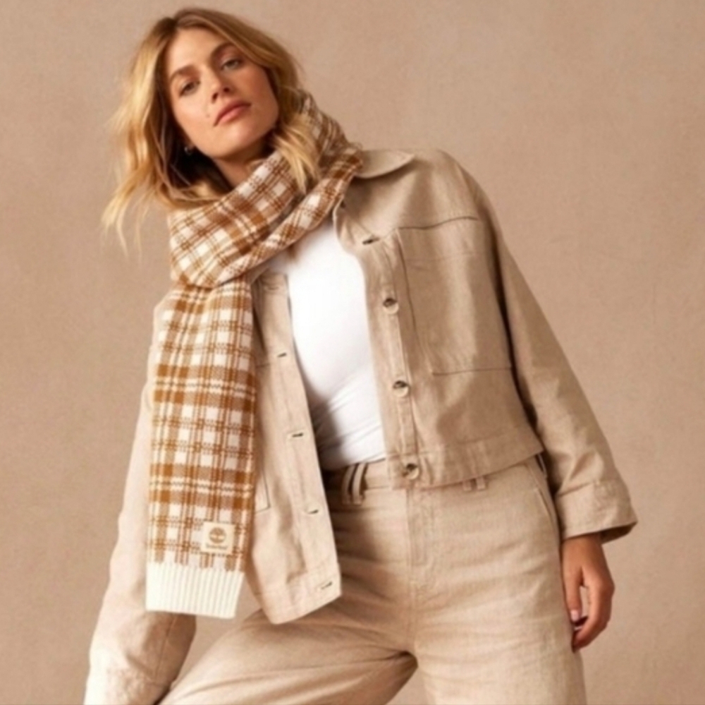Timberland Plaid Scarf